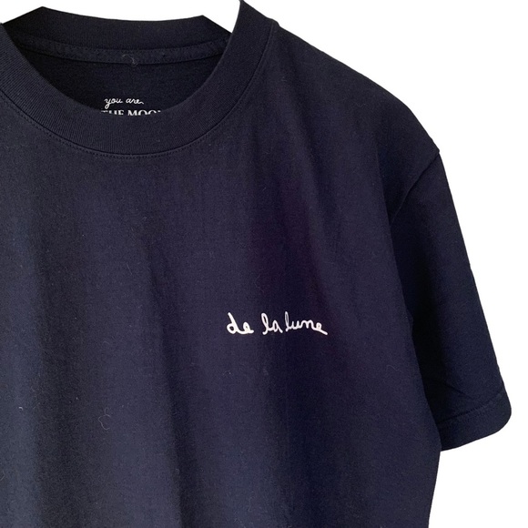 Super Mom T Shirt Navy Blue Sz Medium Short Sleeve Crew Neck Cotton Casual USA - Picture 5 of 7